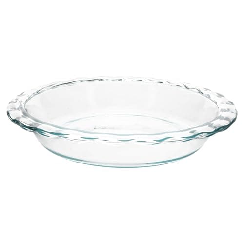 Pyrex Pyrex 9.5 in Fluted Rim Glass Pie Plate (C-209)