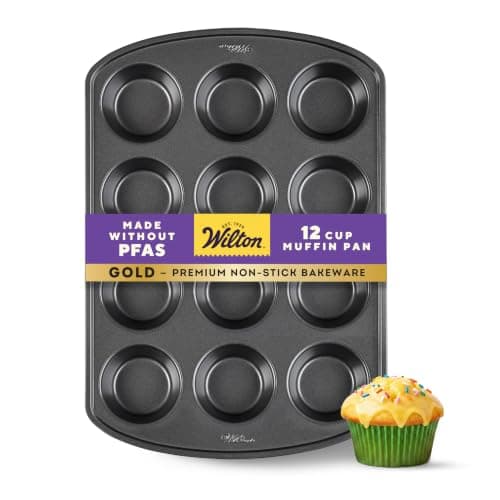 Wilton Wilton Gold Non-Stick Muffin Pan, 12-Cup